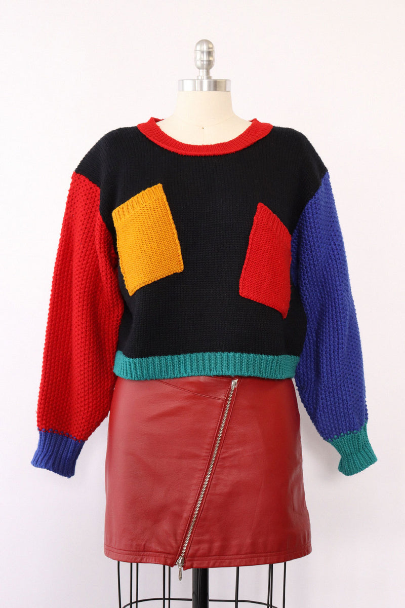 Boxy Cropped Sweater