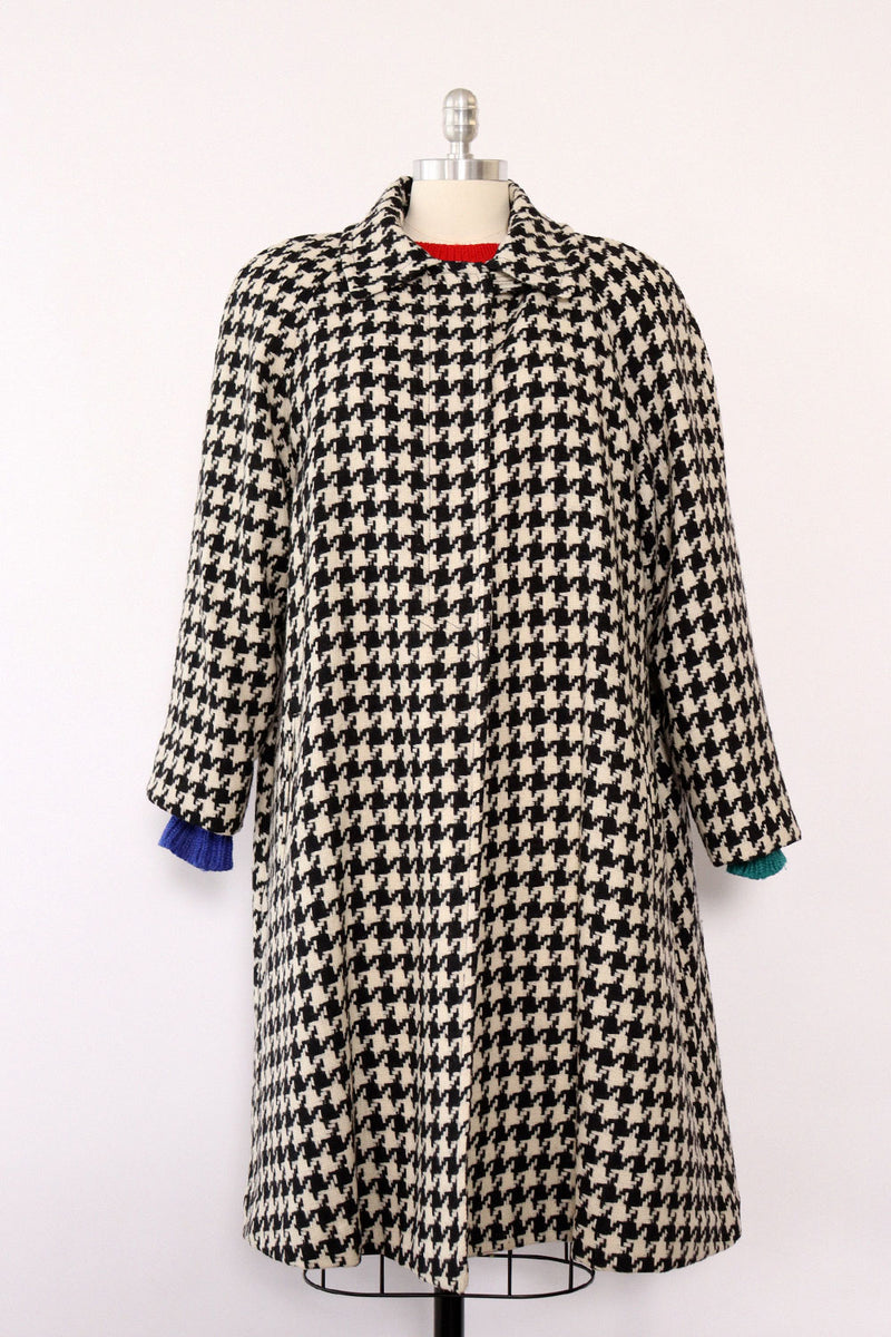 Donnybrook Houndstooth Swing Coat M L