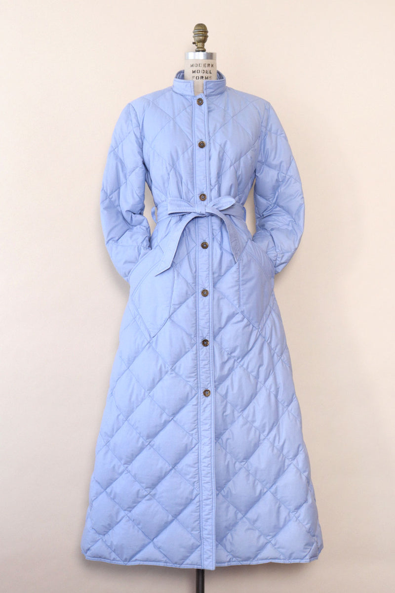 Eddie Bauer Dawn Blue Puffer Maxi Coat M – OMNIA