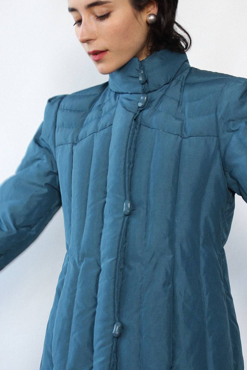 Sky Blue Bibi Puffer Coat S/M