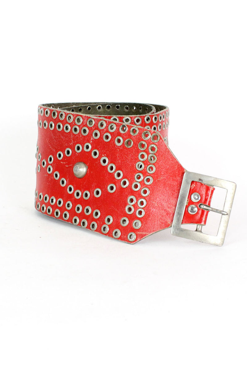 Studded Leather Belt M/L – OMNIA