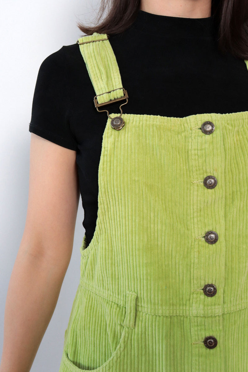 Lime Corduroy Overall Jumper XS-M – OMNIA