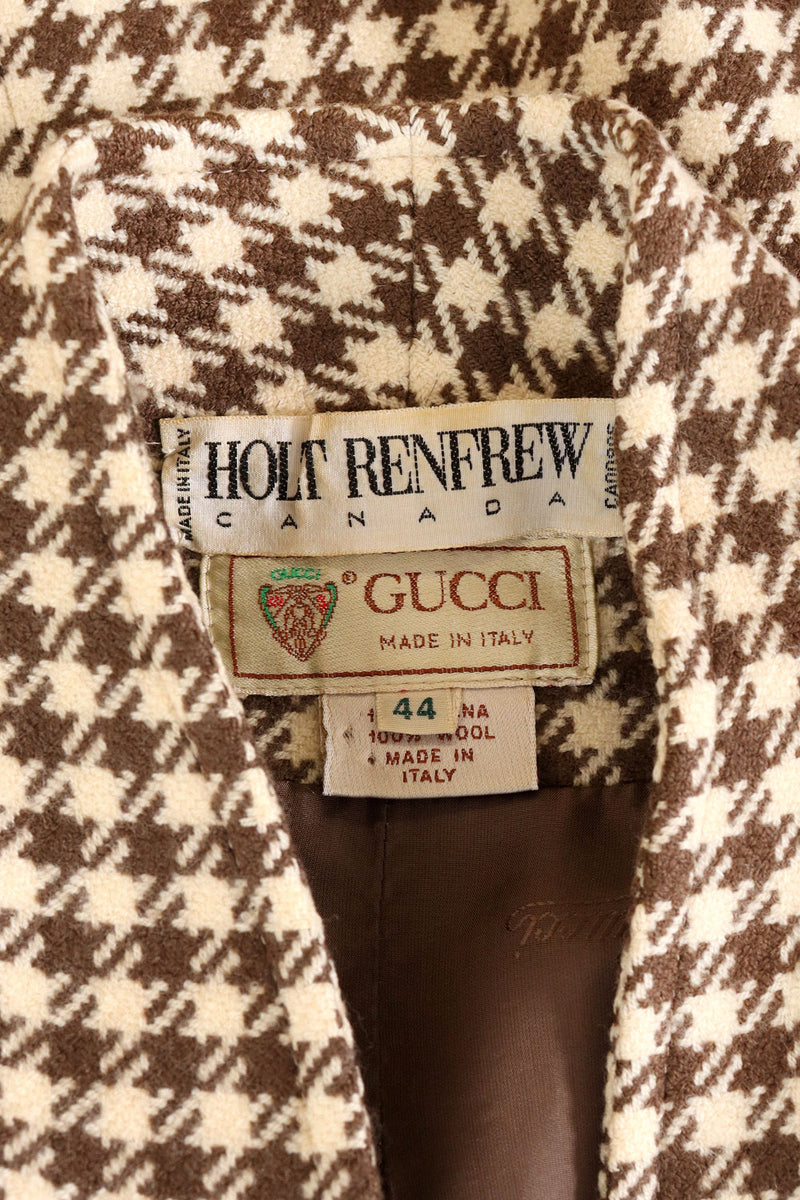 Gucci Houndstooth Blazer M-M/L