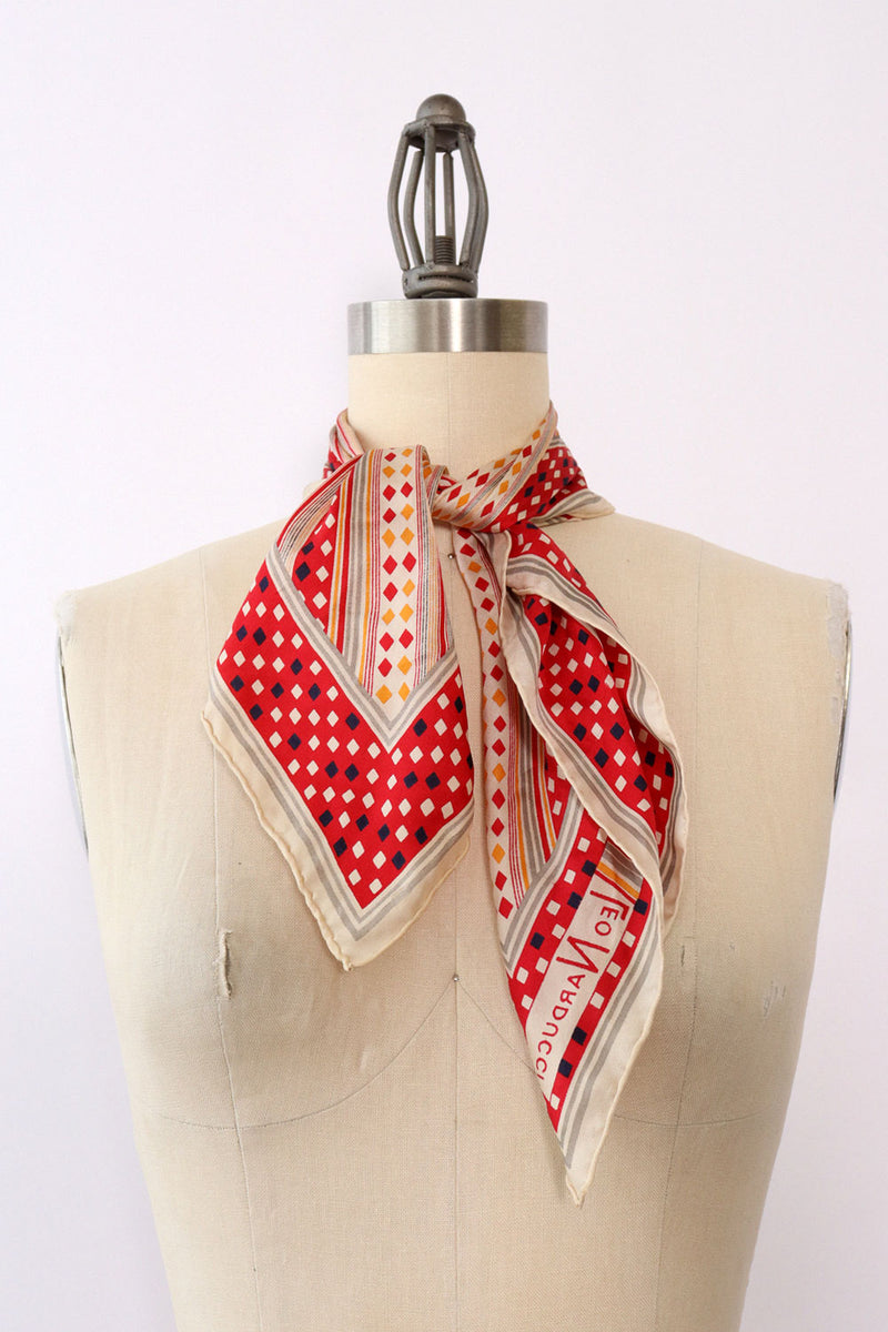 Narducci Silk Geometric Kerchief