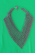 Silvertone Metal Mesh Necklace