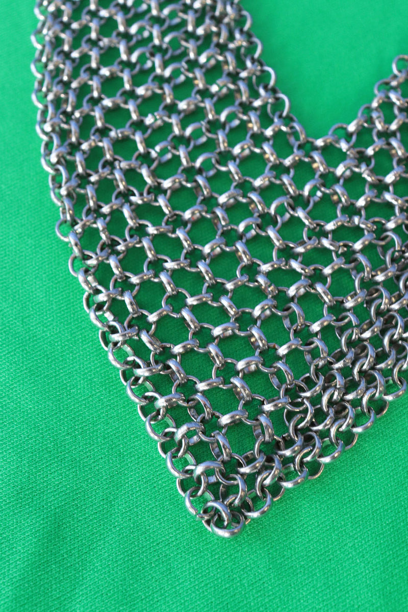 Silvertone Metal Mesh Necklace