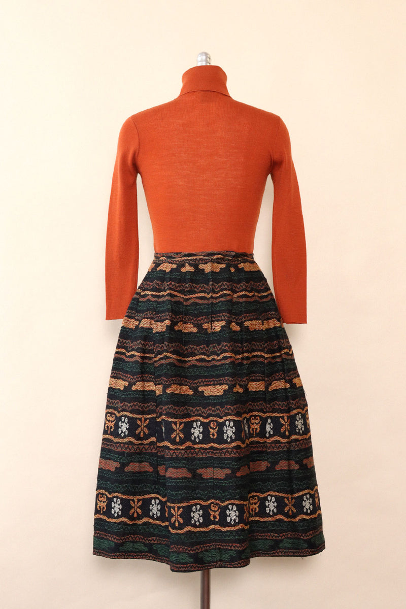 Lanz Forest Folk Tapestry Skirt S