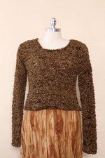 Cocoa Chenille Cropped Sweater M/L