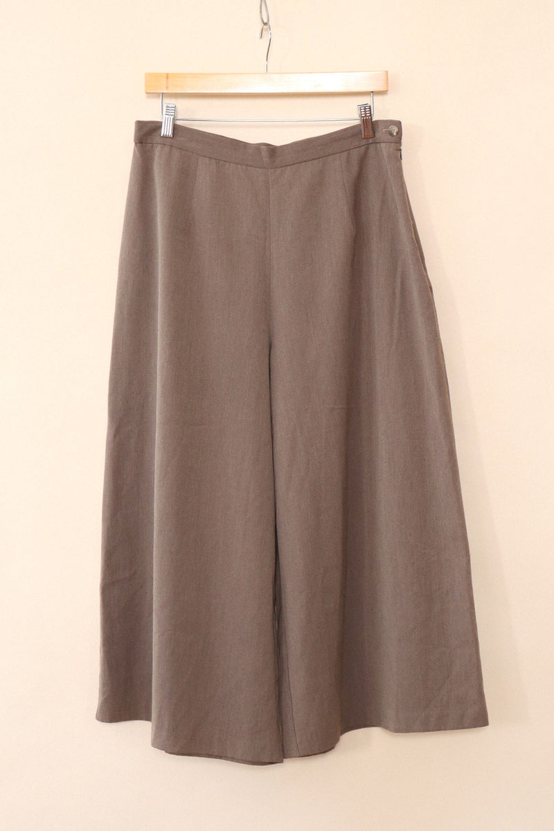 Smoky Taupe Business Culottes L