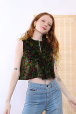 Mossy Velvet Crop Top XS/S