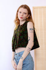 Mossy Velvet Crop Top XS/S