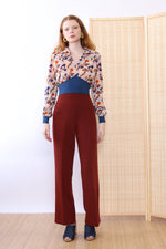 Russet Knit Pants L