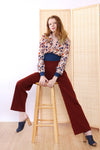 Russet Knit Pants L