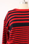 Tarazzia Striped Pocket Sweater M/L