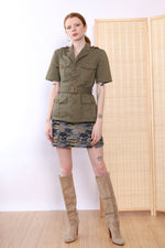 Ralph Lauren Belted Safari Top XS