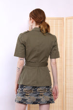 Ralph Lauren Belted Safari Top XS