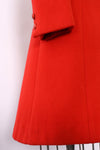 Cherry Red Mod Coat XS