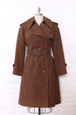 Hot Chocolate Topstitch Trench Coat M