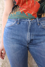 1970s Distressed Denim Wranglers M