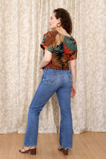 1970s Distressed Denim Wranglers M