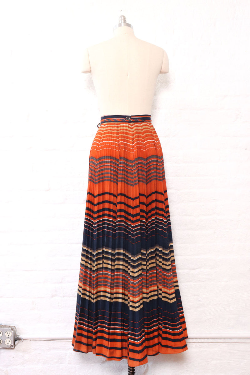 Elissa of California Autumnal Accordion Maxi XS/S