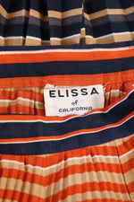 Elissa of California Autumnal Accordion Maxi XS/S