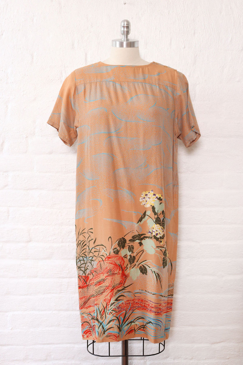 Scenic Desert Scene Shift Dress S/M