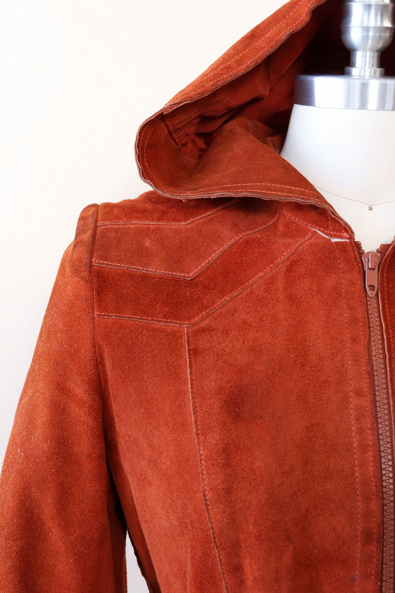 Smoked Paprika Suede Jacket S