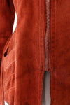 Smoked Paprika Suede Jacket S