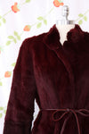 Pinot Rabbit Fur Tie Coat M