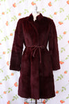 Pinot Rabbit Fur Tie Coat M