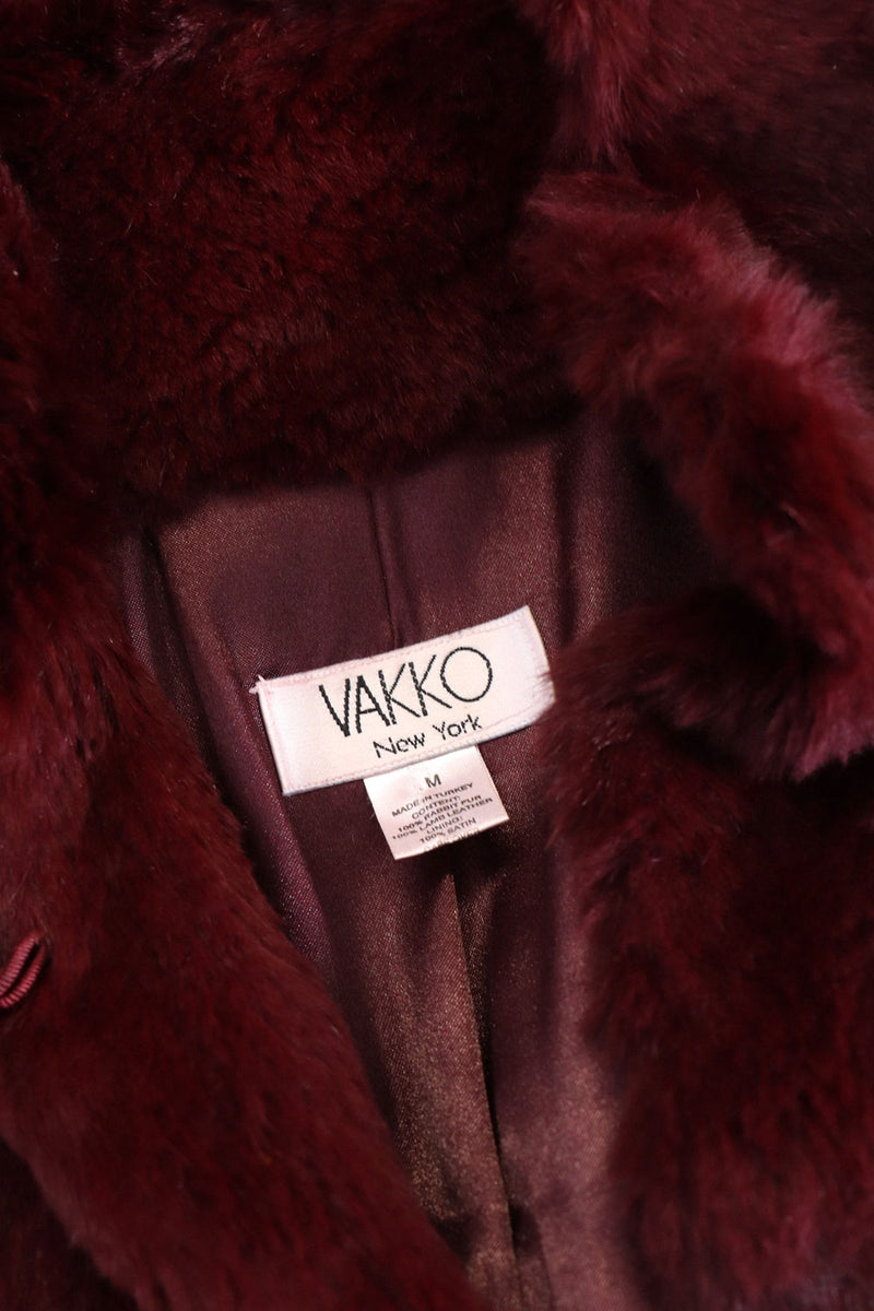 Pinot Rabbit Fur Tie Coat M