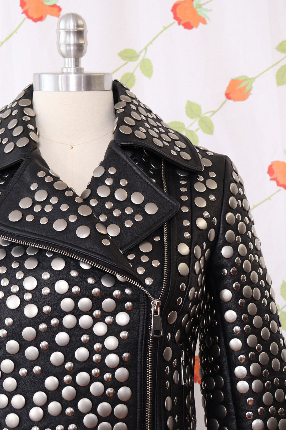 Heavy Duty Studded Moto Jacket XS