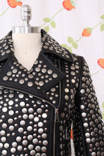 Heavy Duty Studded Moto Jacket XS