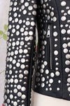 Heavy Duty Studded Moto Jacket XS