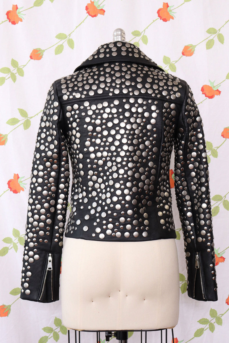 Heavy Duty Studded Moto Jacket XS