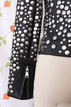 Heavy Duty Studded Moto Jacket XS