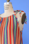 Rainbow Stripe Terry Minidress XS-M