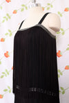 Night Sky Fringed Flapper Dress M