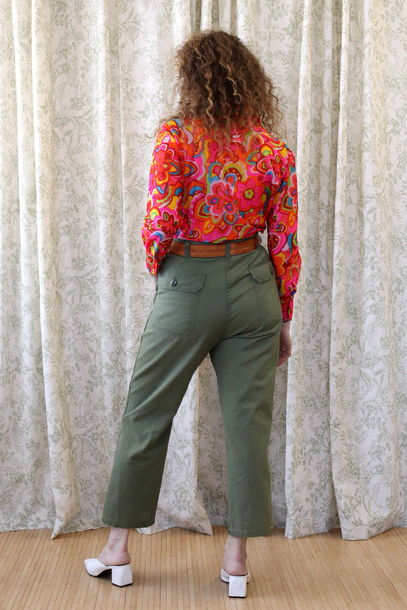 Olive Green Army Pants L