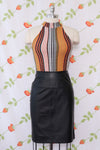 Catrina Leather Pencil Skirt S