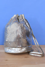 Disco Metal Mesh Sling Bag