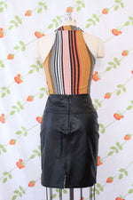 Catrina Leather Pencil Skirt S