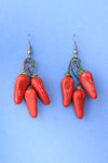 Chili Pepper Dangle Earrings