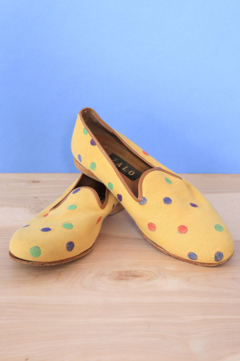 ZALO Dotted Slippers 9.5