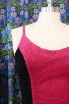 Fuchsia Suede Bodycon Dress XS/S