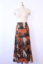 Graphic Geometric Jaguar Print Maxi XS/S