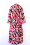 Technicolor Floral Quilted House Dress M/L