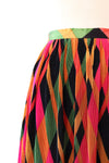 Dayglo Plaid Pleat Maxi XS