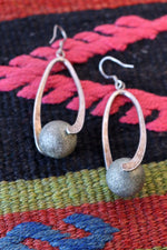 Planetary Patina Pewter Dangles